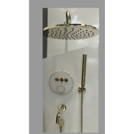 Душевая система скрытого монтажа Minotti Elegante Champagne Gold