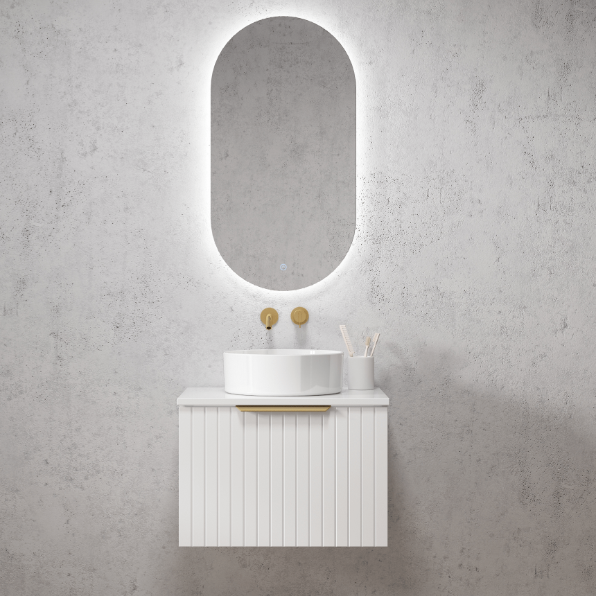 Тумба в комплекте с раковиной Minotti Sola 60см