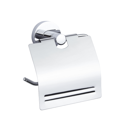 Бумагодержатель с крышкой LUSSO chrome Classic
