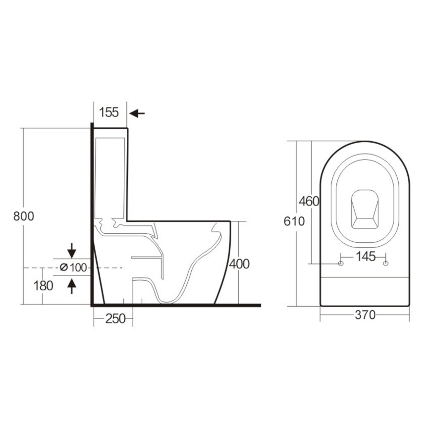 Унитаз-компакт Minotti Base