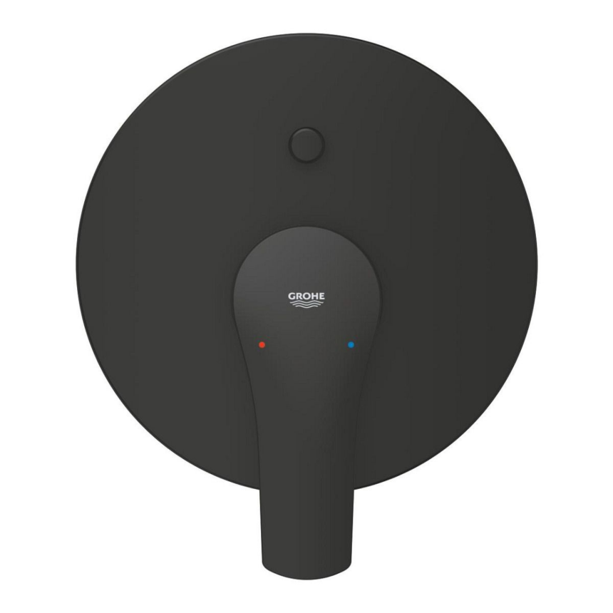 194502433 *Внешняя часть смесителя для ванны скрытого монтажа GROHE Eurosmart, матовый чёрный