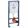 39501000 *Система инсталляции для подвесного унитаза GROHE Rapid SL, с панелью смыва, хром