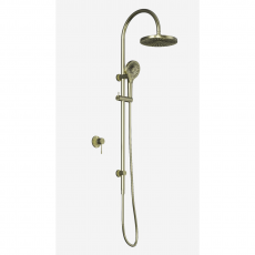 Душевая система Minotti Style c переключателем и смесителем скрытого монтажа mattgold