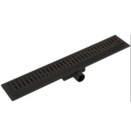 67103970 Душевой трап из нержавеющей стали SS304 боковой Asua armatur RIFEL 600*70*67mm черный