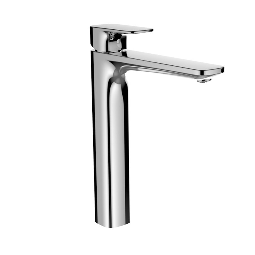 3117580041301 Cityplus Смеситель для раковины, высокий, без донного клапана, хром