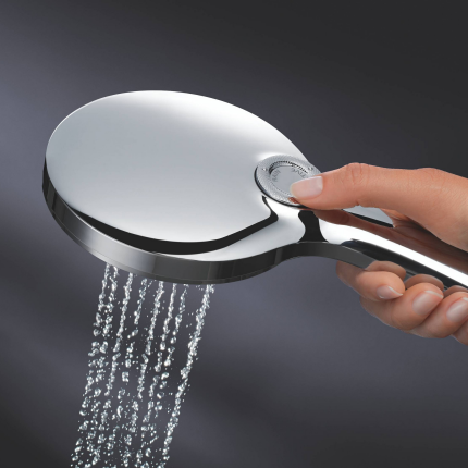 26574LS0 Ручной душ GROHE Rainshower SmartActive 130, 3 вида струй, белая луна