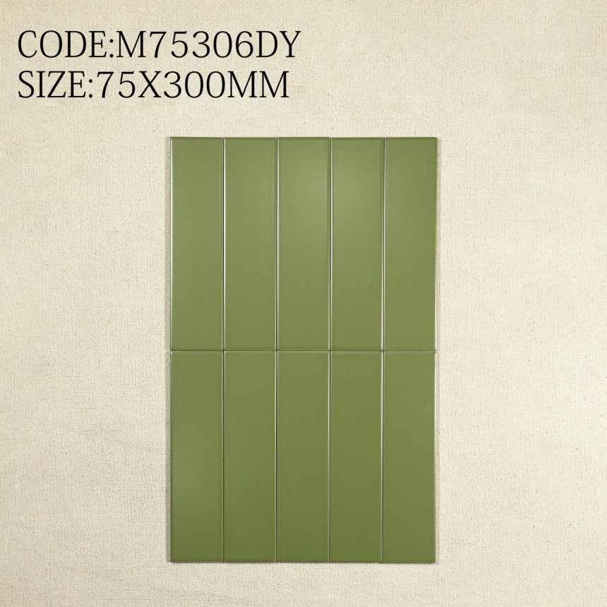 Керамическая плитка M75306DY olive green matt